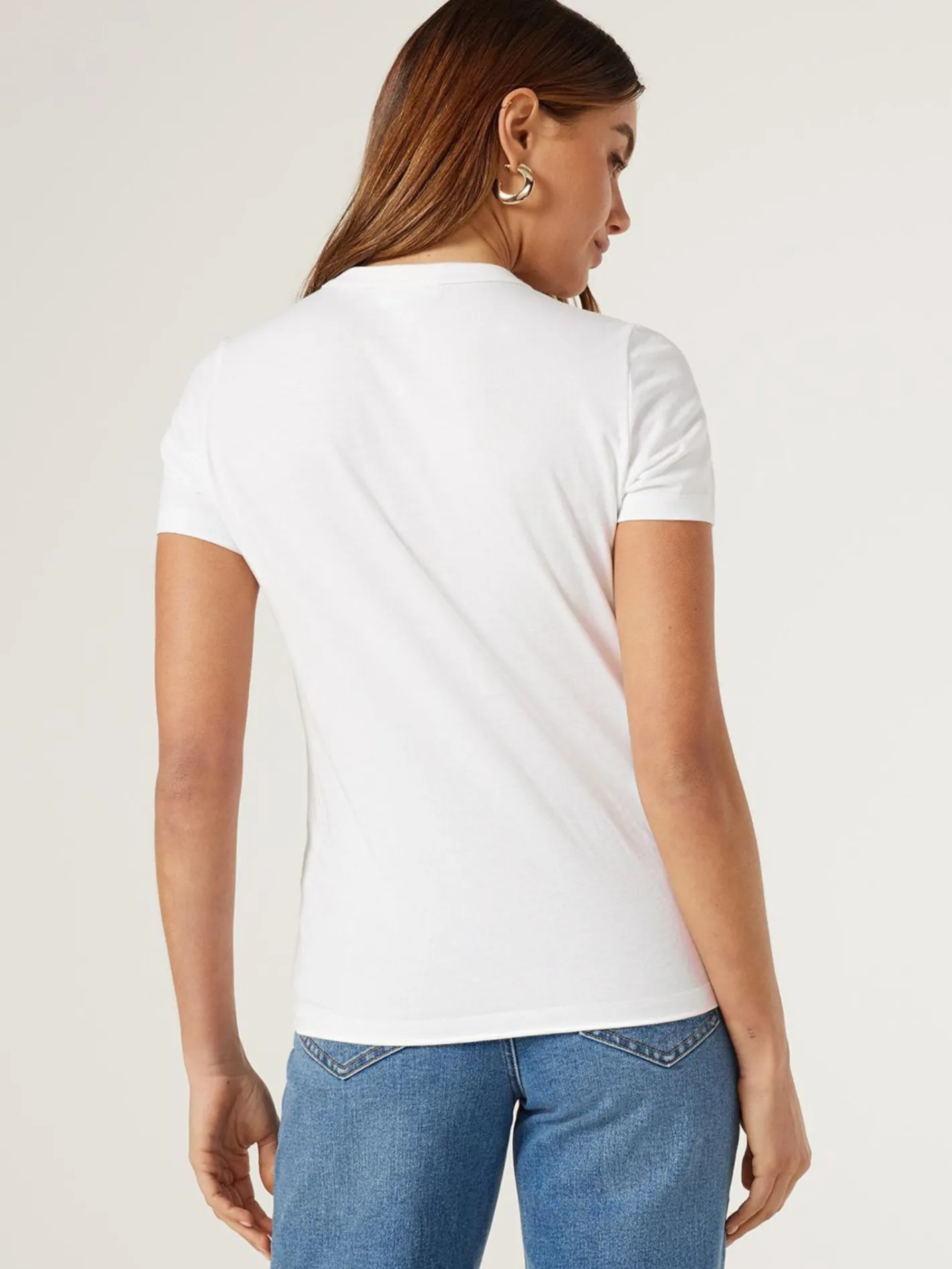 Women Jeanswest Classic Crew Neck Tee