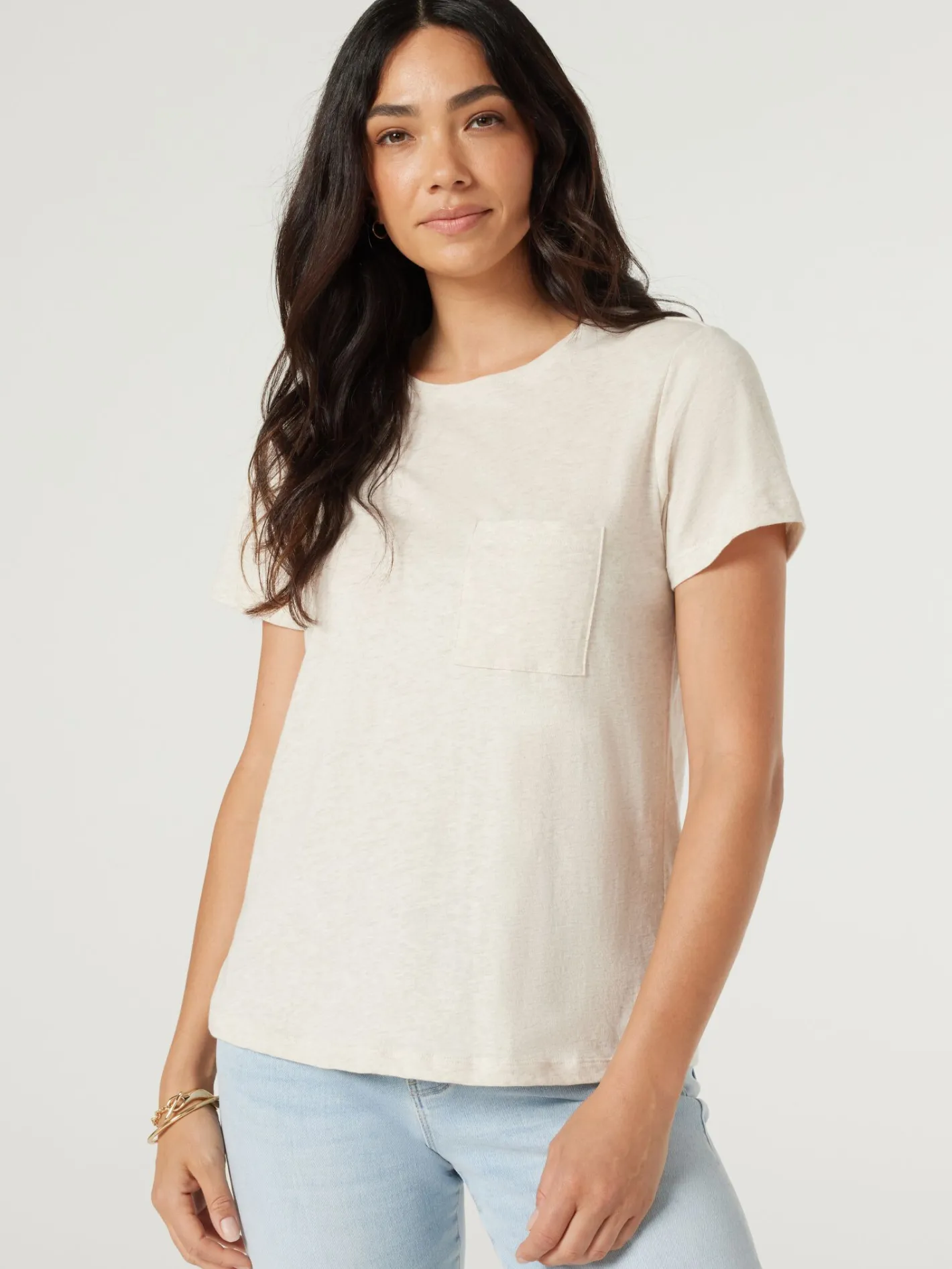 Women Jeanswest Essential Slub Pocket Tee