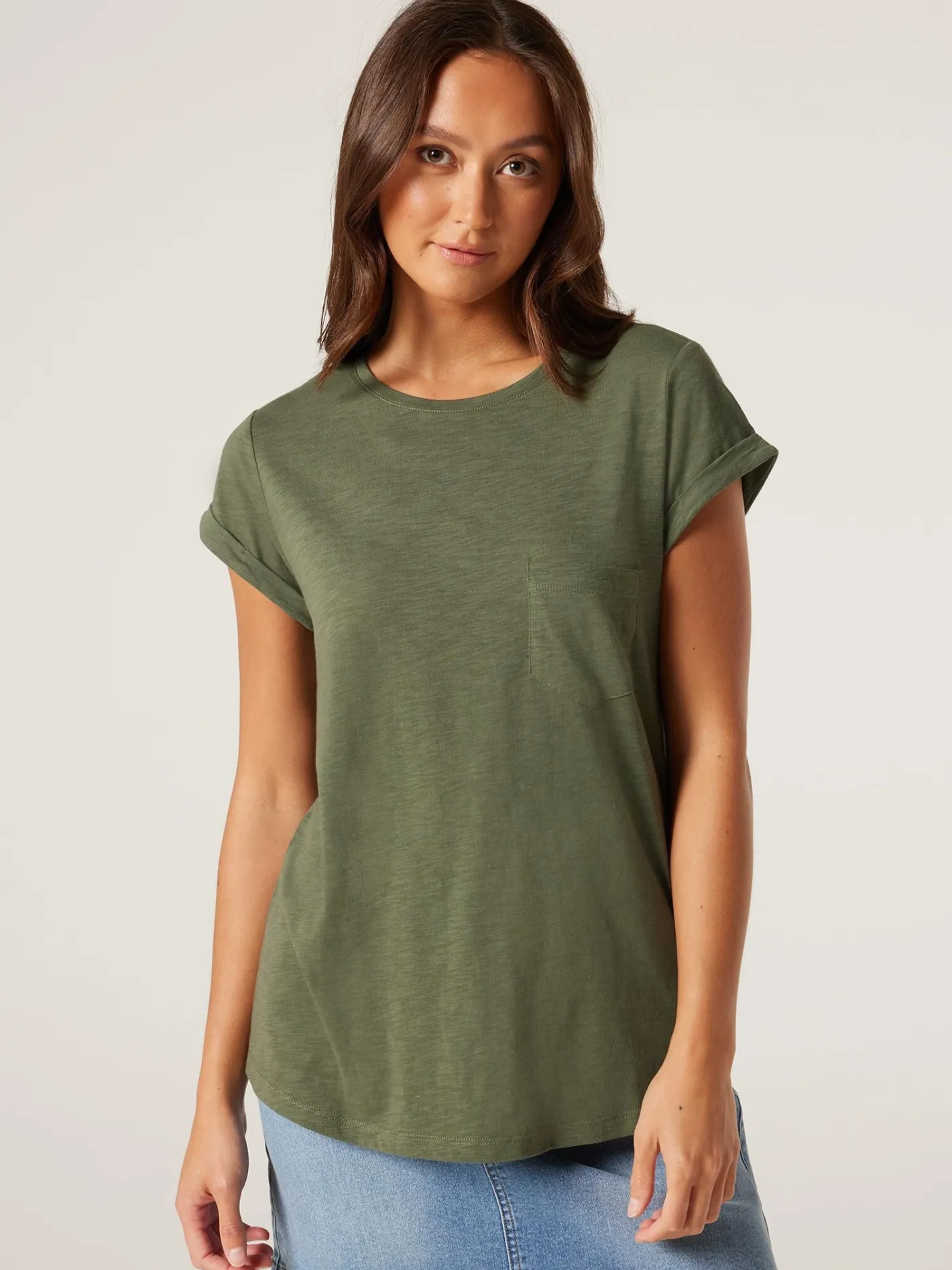 Women Jeanswest Essential Slub Pocket Tee