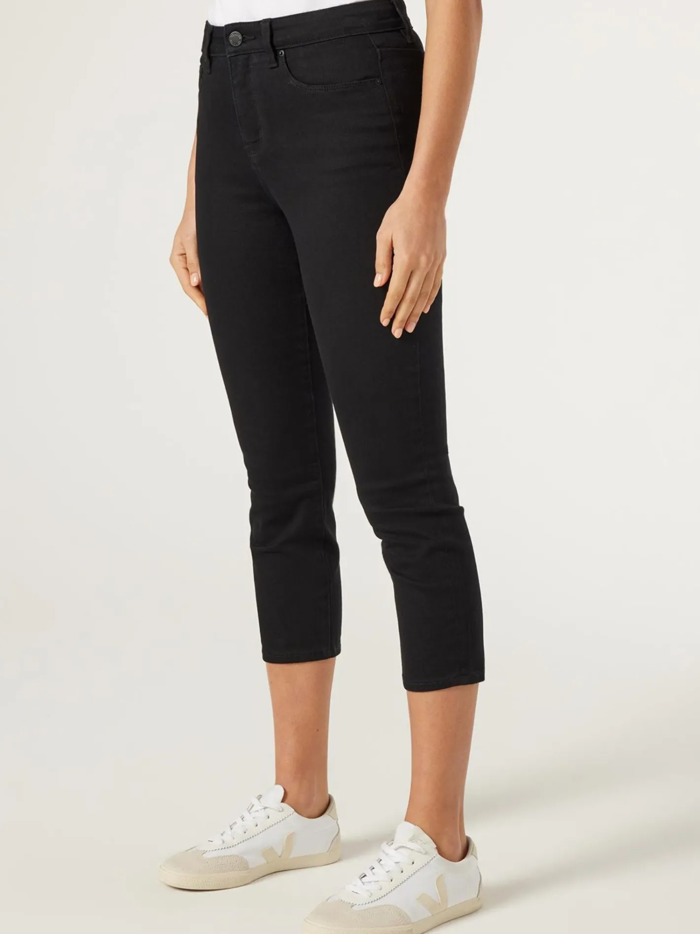 Women Jeanswest Kara Mid Waist Skinny Capri