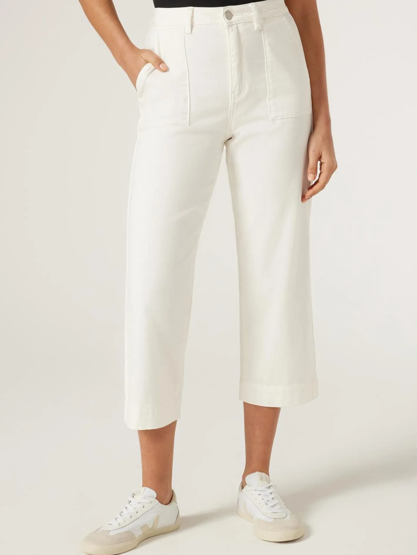 Women Jeanswest Kelsey Utility Relaxed Capri