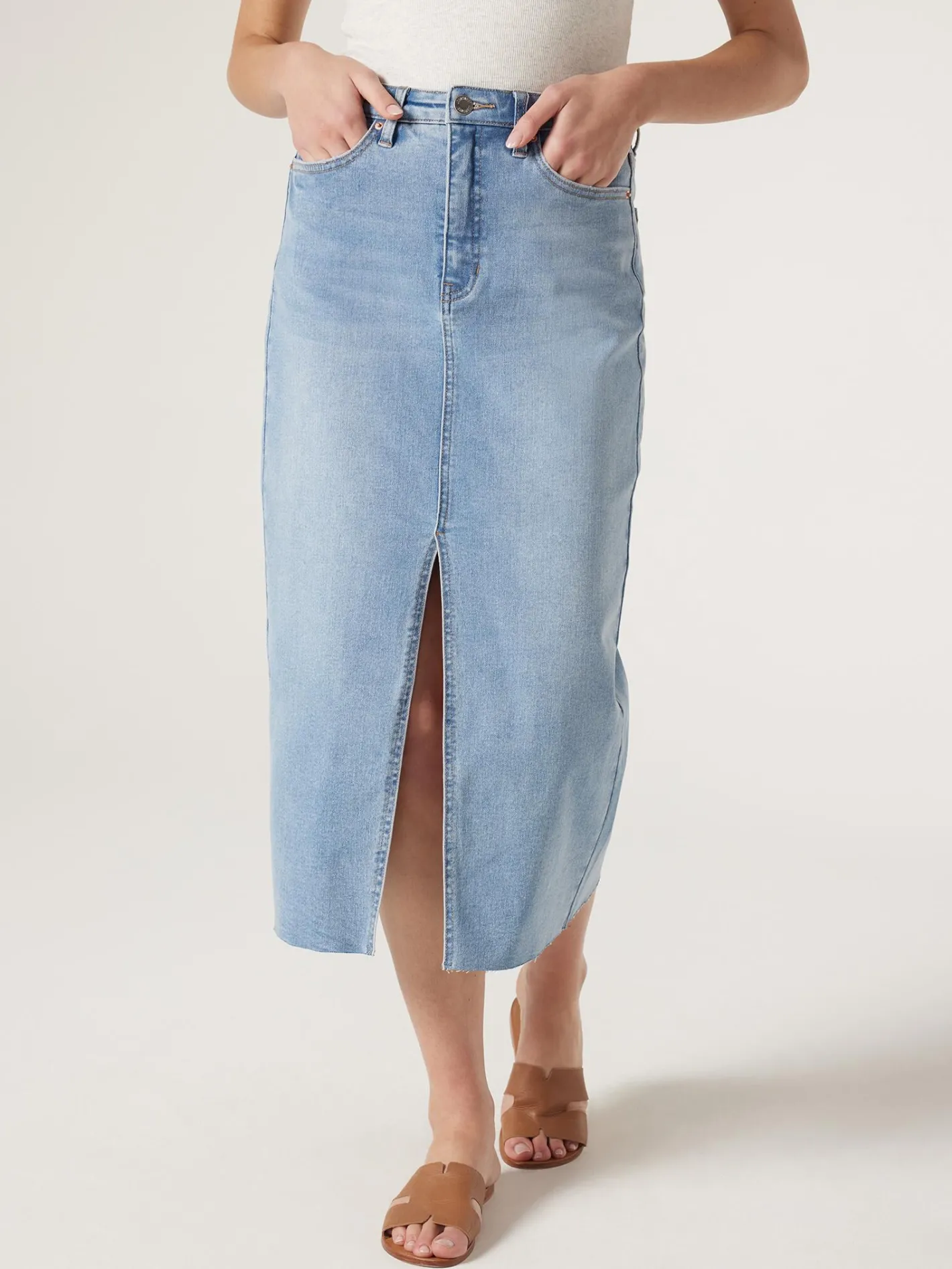 Women Jeanswest Missy Denim Midi Skirt