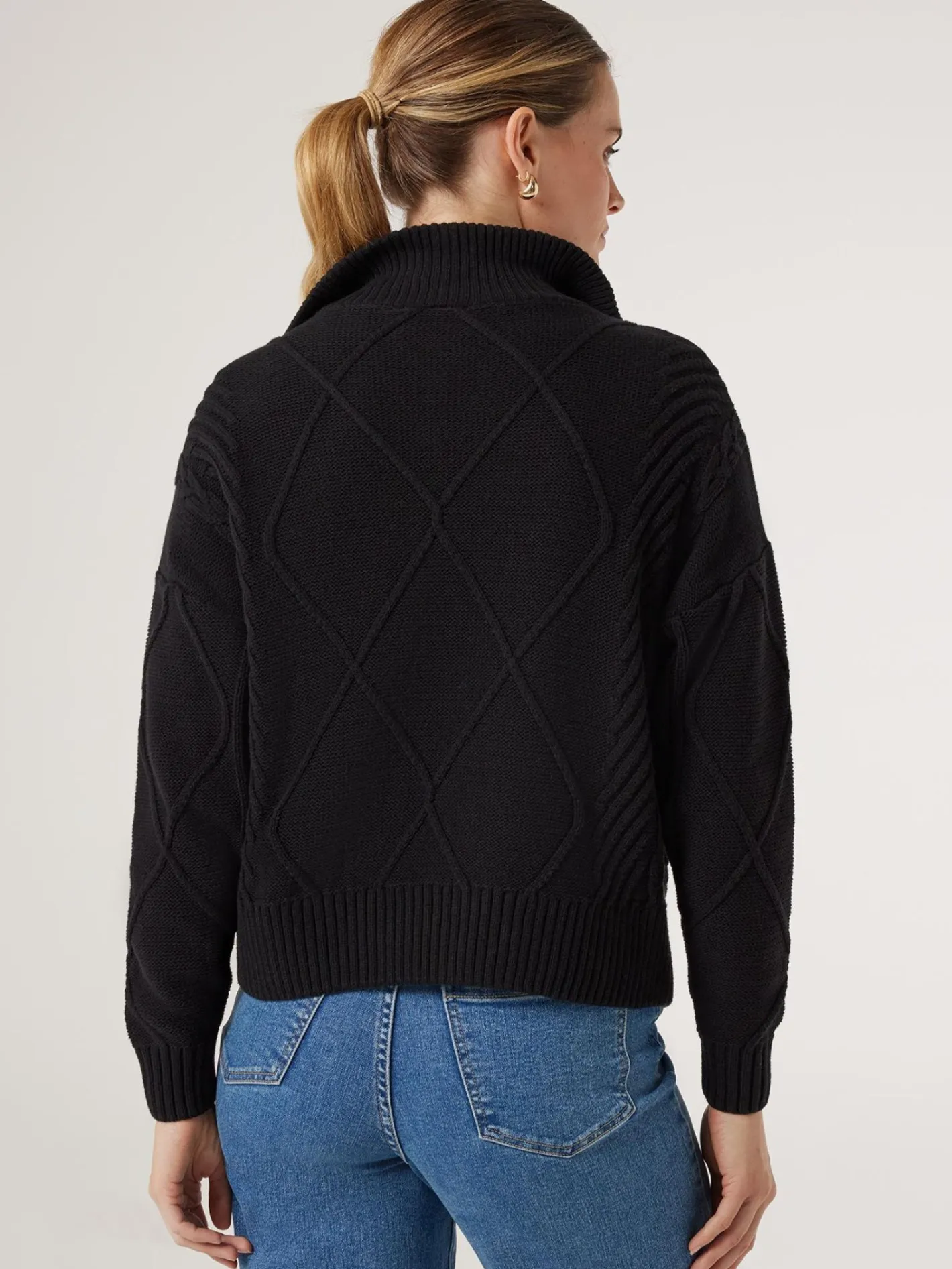 Women Jeanswest Opal Half Zip Knit