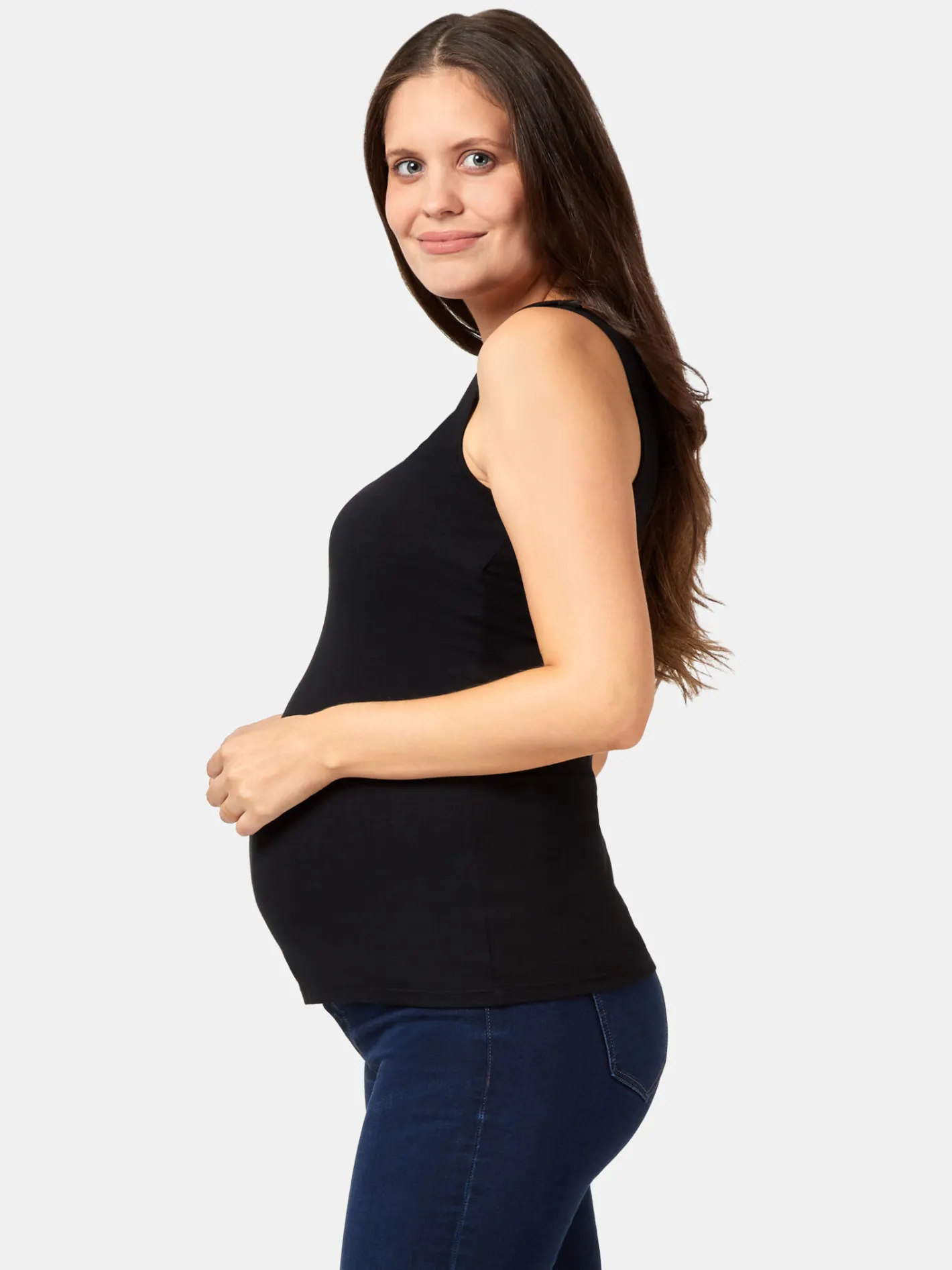 Jeanswest Post Maternity Cotton Nursing Tank