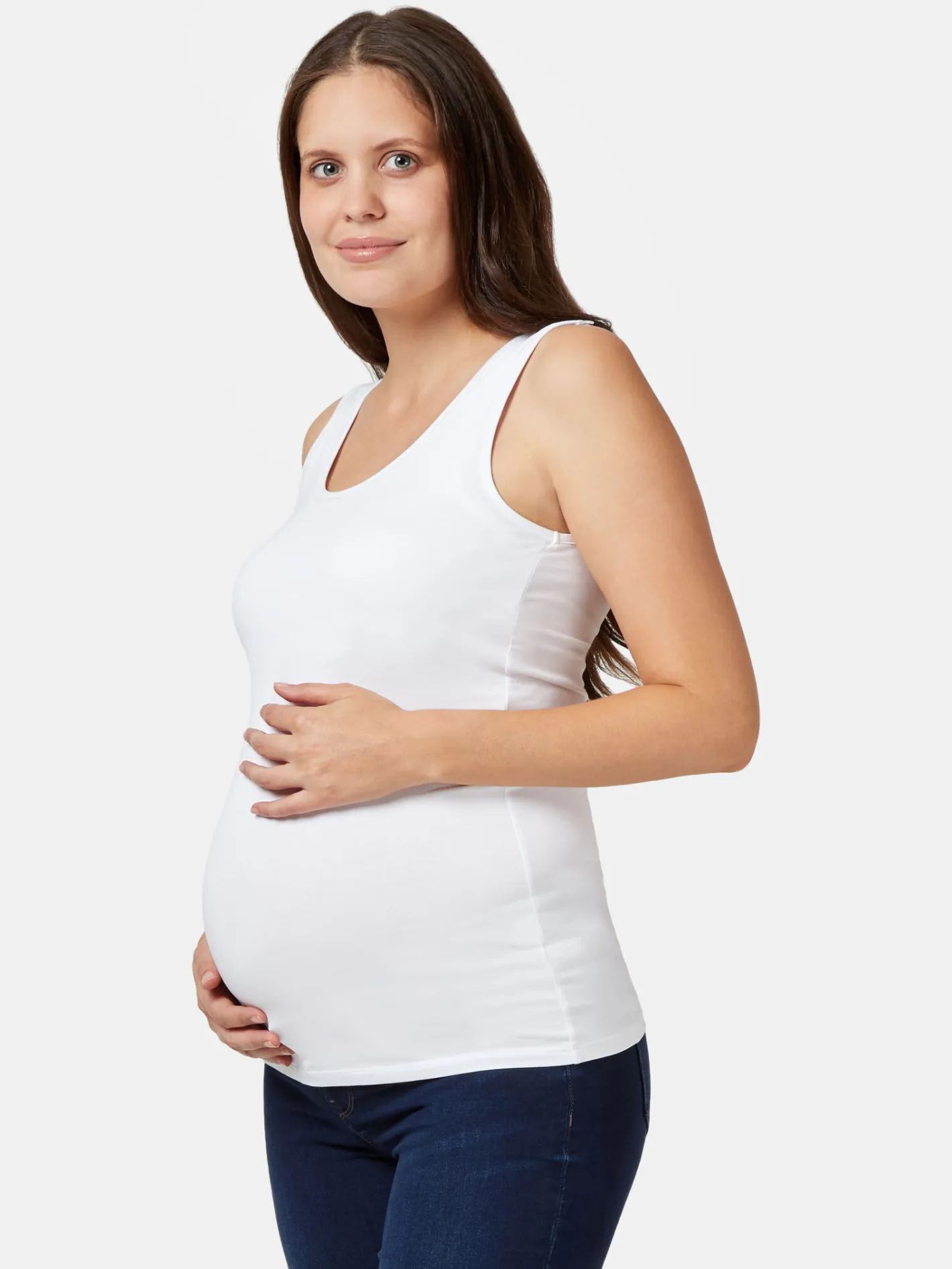 Jeanswest Post Maternity Cotton Nursing Tank