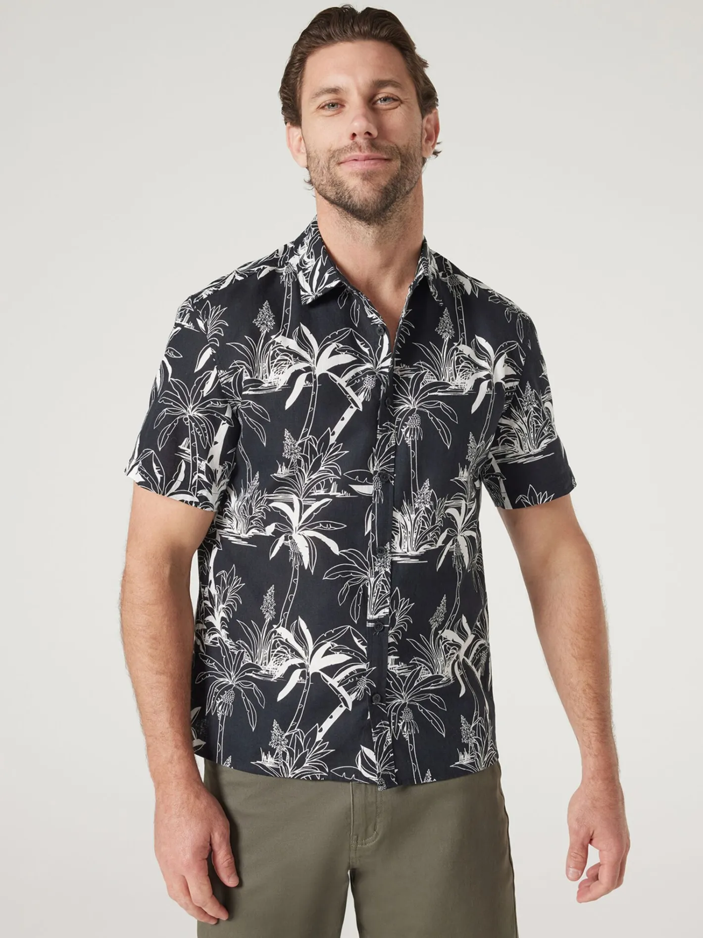 Jeanswest Short Sleeve Leon Print Shirt