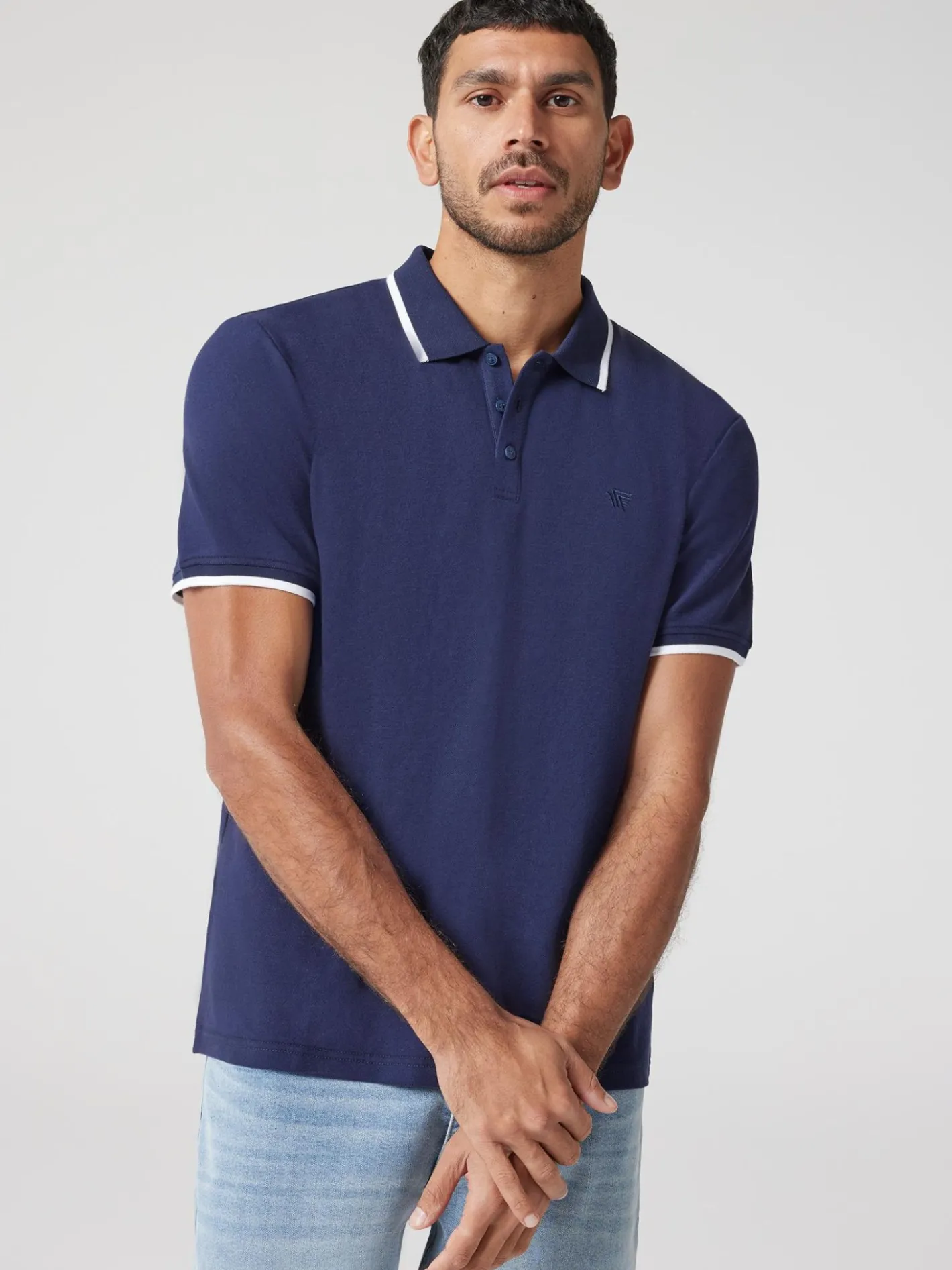 Jeanswest SS Nash Tipped Polo